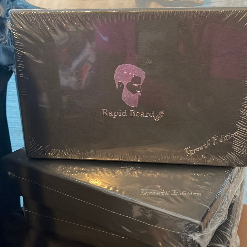 Beard grooming kit.